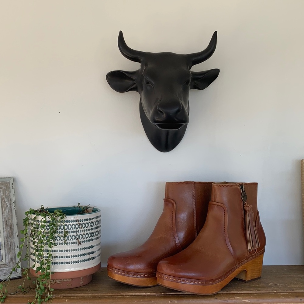 Patricia Nash Rafael Booties Size 7.5 Leather Clog Boots Boots